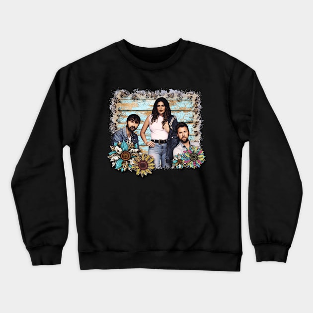 Heartland Harmony Lady Melodic Hues on Your Chest Crewneck Sweatshirt by Confused Reviews